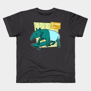 Tapir Skateboarding Kids T-Shirt